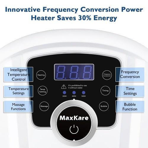 MaxKare Foot Spa Bath Massager with 4 Motorized Rollers,Vibration, Digital Temperature Control - Toytexx MaxKare Foot Spa Bath Massager with 4 Motorized Rollers,Vibration, Digital Temperature Control - Toytexx